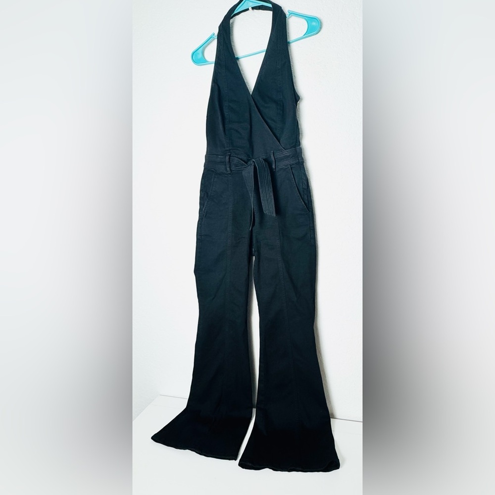 Mother The Halter Doozy Jumpsuit Black 26 Not Guilty EXCELLENT - Picture 6 of 16